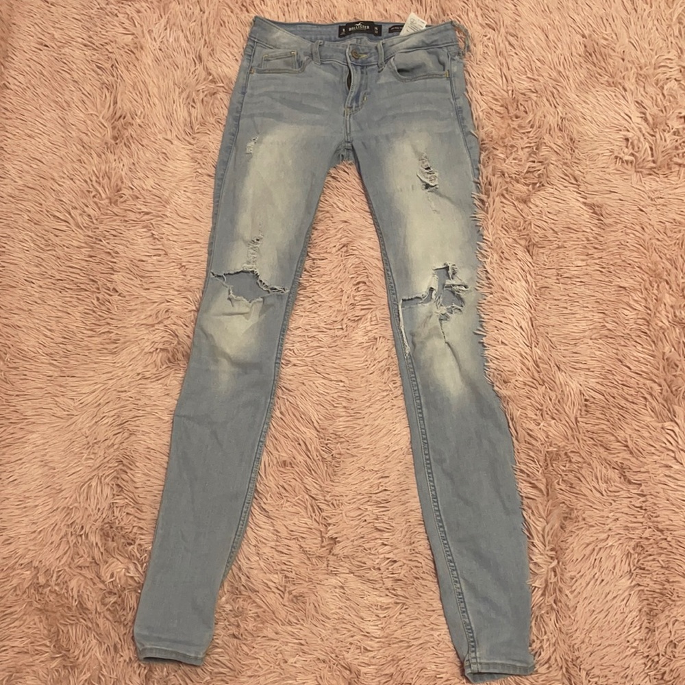 light washed Hollister jeans